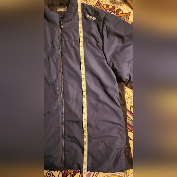 Hi-Tec Men's Navy and Black Puffer Jacket - Picture 4 of 4